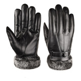 L Guantes De Piel R's, Cálidos Para Invierno, Para Moto,