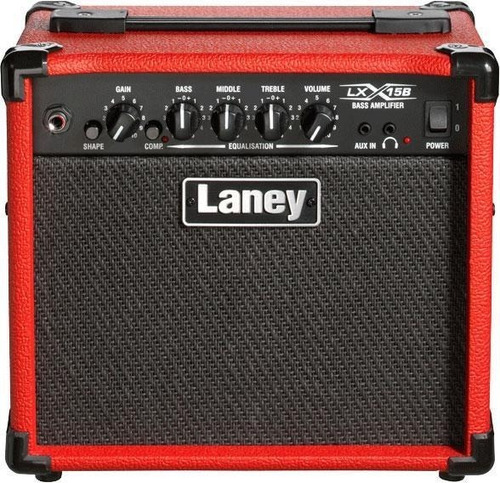 Combo Amplificador Para Bajo De 2x5 Pulgadas Laney Lx15b-red