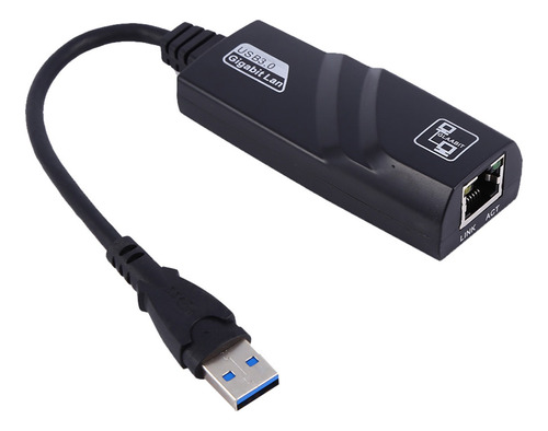 Adaptador Red Usb 3.0 A Rj45 Gigabit Ethernet Lan Por Cable