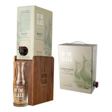 By The Glass Kit Hogar Vlp Base Madera + Jarro Cristal 187ml