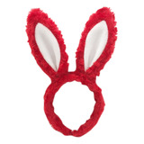 Diadema De Peluche Ajustable Con Orejas De Conejo De Pascua