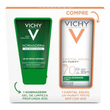 Kit Vichy Capital Soleil Fps70 + Gel De Limpeza Normaderm