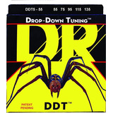 Dr Strings Ddt5-55 Acero Inoxidable Bajo Eléctrico Cuerdas, 