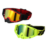 Googles Motocross De Tácticas Ajustable Gafas Deportivas 2pz