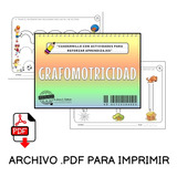 Actividades En Pdf Imprimibles: Grafomotricidad