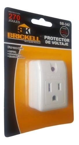 Protector De Voltaje 270 Joules Brickell Sb-342