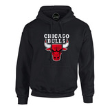 Buzo Hoodie Capota Deportivo Bulls Chicago Basket Ball Nba