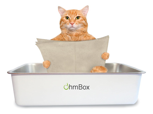 Ohm Earths Ohmbox - Caja De Arena Para Gatos De Acero Inoxi