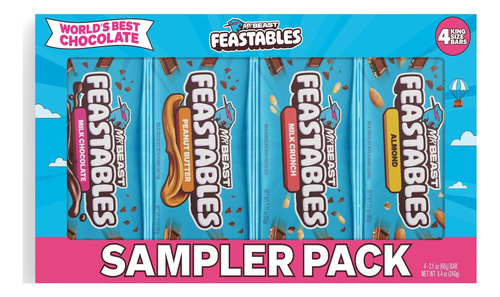 Mr Beast Choco Sampler Pack X 4