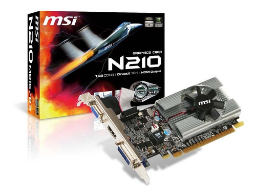 Tarjeta De Video Msi N210-md1g/d3 - Nvidia