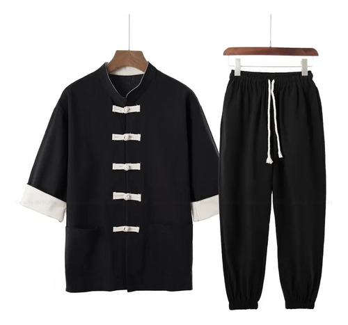 Conjunto De Ropa De Cama Tang Suit Hanfu Para Hombre
