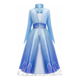 Vestido De Princesa Frozen Para Niña  Fiesta  Cosplay  Elsa