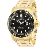 Reloj Para Hombre Invicta Pro Diver 39085 Oro