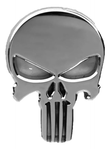 3 Pack Pegatina Calcomanía 3d Calavera Metal Moto Carro