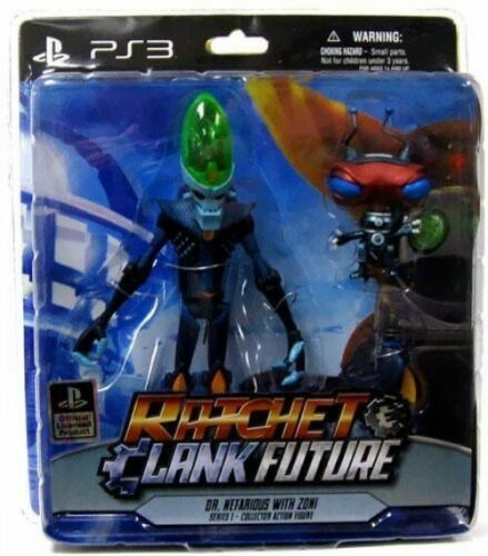 Figuras Ratchet And Clank Pack Dr. Nefarious Y Zoni