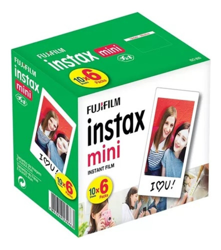 Filme Para Câmera Fujifilm Instax Mini Com 60 Fotos