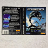 Encarte Ecco The Dolphin Original Mega Drive Frete Grátis