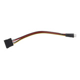 Cable Poder Adaptador 4 Pin Fdd Floppy A Sata 15 Pin Macho