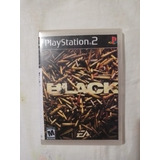 Cd Ps2 Black  Jogo Tiro 