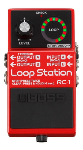 Pedal Compacto Loop Station P/guitarra, Boss® Rc-1