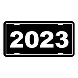 Placas Para Auto Personalizadas Año De Tu Auto 2023