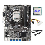 Placa Base B75 De 8 Tarjetas Btc Mining, Cpu G630, Alimentac