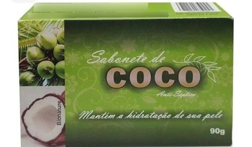 Kit 10 Sabonetes De Tratamento Coco Bionature 90g Promoção 