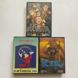 Lote C/ 3 Jogos Originais De Mega Drive Incluindo Juju Toki