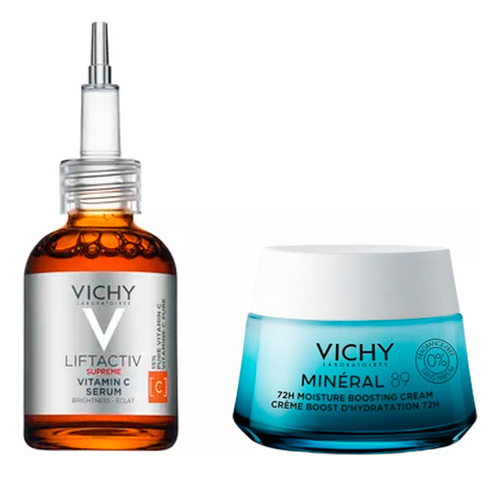 Set Liftactiv Vitamin C + Crema Mineral 89 Sin Perfume Vichy