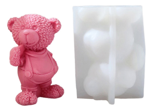 Molde De Silicona Para Velas Con Forma De Oso (1 #mold) Para