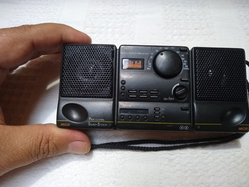 Mini Radio Am Fm Stereo Antiguo Años 90's Estilo Equipo Cole