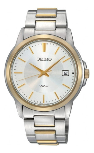 Reloj Seiko Acero Analógico Resistente Agua 100m Fecha Día