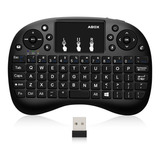 Mini Teclado Inalambrico Iluminado Usb Touch Xbox Tv Español