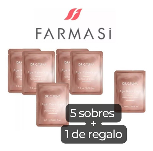 5 Sobres Crema Efecto Botox Instantaneo Agereversist Farmasi