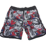 Traje De Baño Marvel Spiderman Niños Short