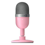 Micrófono Razer Seiren Mini Usb Para Streaming, Color Rosa