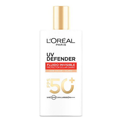 L'Oreal Paris Protector Solar Fluid FPS50+ UV Defender, 40ml | MercadoLibre