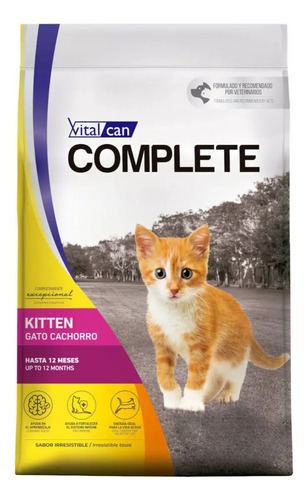 Vital Cat Complete Kitten 7.5kg Gato Cachorro