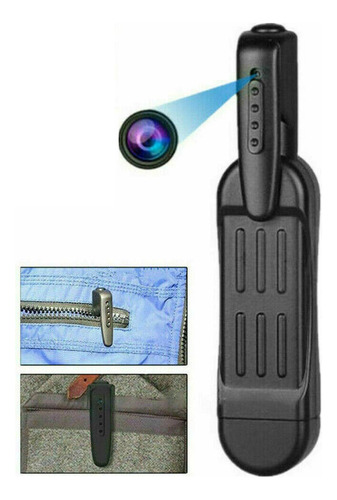 Gravador De Vídeo Mini Spy Hidden Pocket Clip Pocket