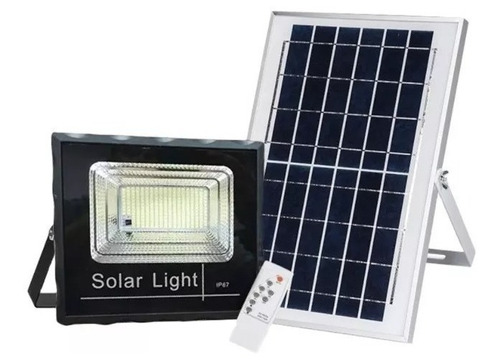 Foco Reflector Solar Exterior 200w Con Panel Solar Separado