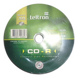 Pack Lote De 10 Cd-r Virgenes Teltron  700 Mb 52x