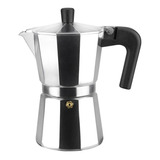 Cafetera Italiana Moka Espresso 9 Tazas Plata