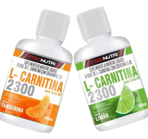L- Carnitina Termogênico Liquido Kit Com 2 Unidades
