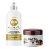 Kit Mel Cola 250g + Ativador Vivo Crespa Bio Glamour 300ml