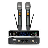 Micrófonos Gc Er102 Profesional Inalámbrico 2 Handheld Uhf