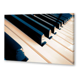 Cuadro 50x75cm Piano Teclas De Perfil Musical Deco M1