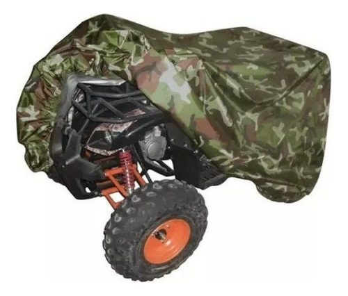 Funda Cubierta Cuatrimoto Impermeable Atv Xl Protector Moto Color Camuflaje