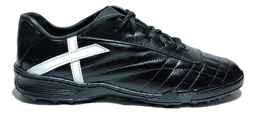 Sm3 Botines De Cuero Negro