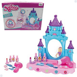 Brinquedo Kit Penteadeira Infantil + Acessórios De Beleza