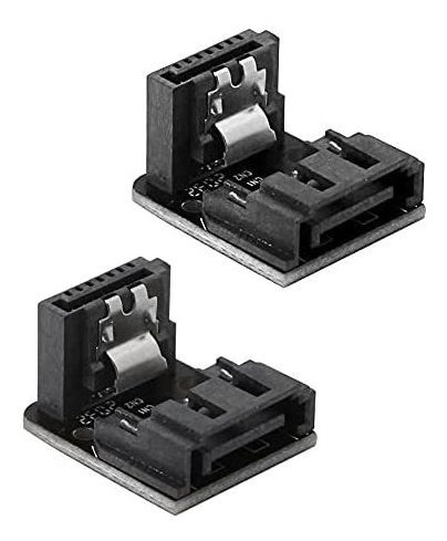 Adaptador Cerrxian 2 Pzs Sata 7 Pines Macho A Hembra -negro